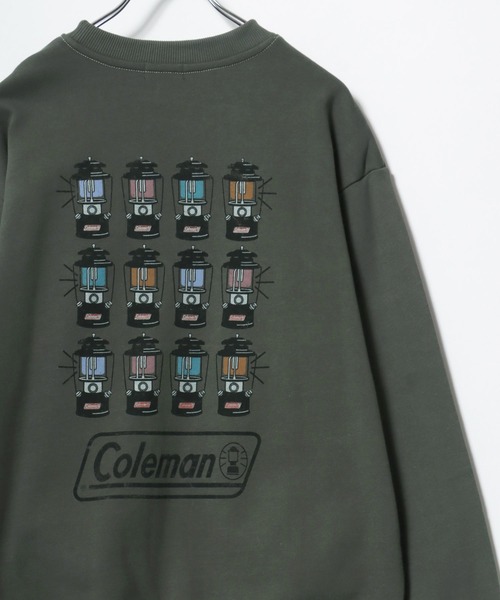 【セール】2024AW Coleman/コールマン 裏起毛 ランタンバックプリント ポケット付 スウェットトレーナー レディース メンズ（スウェット）｜Coleman（コールマン）
