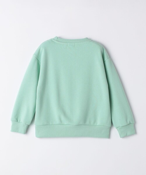 SHIPS Colors（シップス カラーズ）の「SHIPS Colors: 100～130cm /〈手洗い可能〉スパンコール スウェット◇（スウェット・キッズ・ナチュラル/ブルー/ダークグレー/ライトグリーン/グリーン/ラベンダー・100/120/130/110）」の10枚目の写真