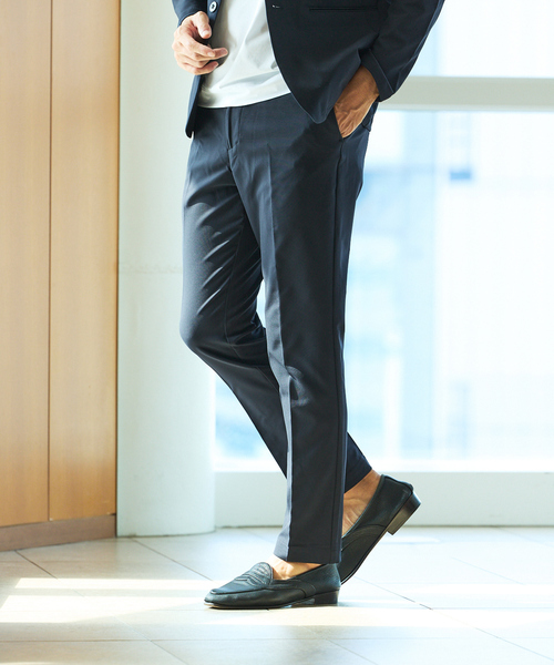 【セットアップ対応/SOLOTEX】マルチファンクション 2WAYストレッチ スラックス パンツ（スラックス）｜ABAHOUSE GRAY（アバハウスグレイ）