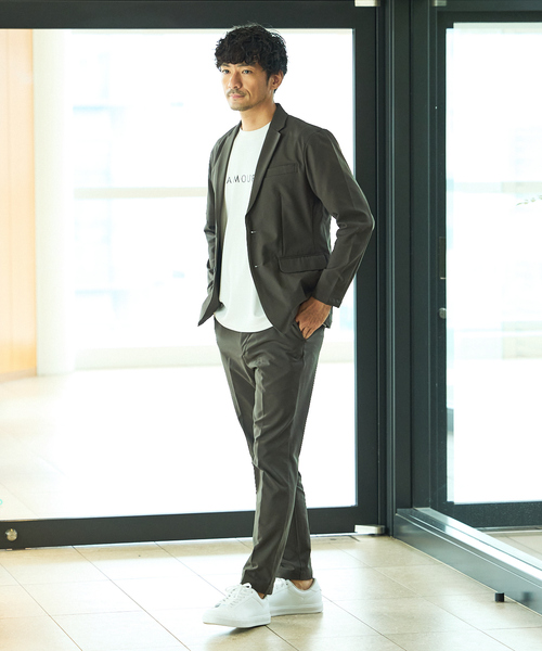 【セットアップ対応/SOLOTEX】マルチファンクション 2WAYストレッチ スラックス パンツ（スラックス）｜ABAHOUSE GRAY（アバハウスグレイ）