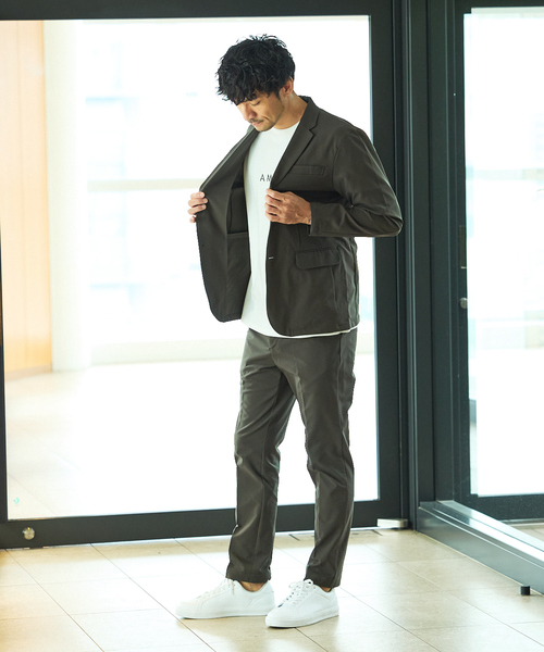 【セットアップ対応/SOLOTEX】マルチファンクション 2WAYストレッチ スラックス パンツ（スラックス）｜ABAHOUSE GRAY（アバハウスグレイ）