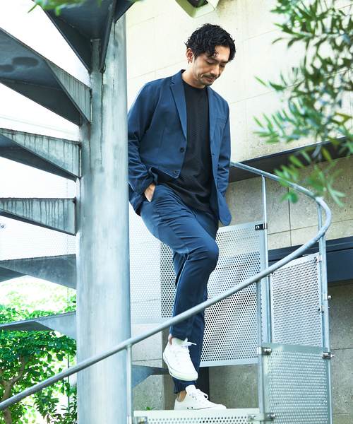 【セットアップ対応/SOLOTEX】マルチファンクション 2WAYストレッチ スラックス パンツ（スラックス）｜ABAHOUSE GRAY（アバハウスグレイ）