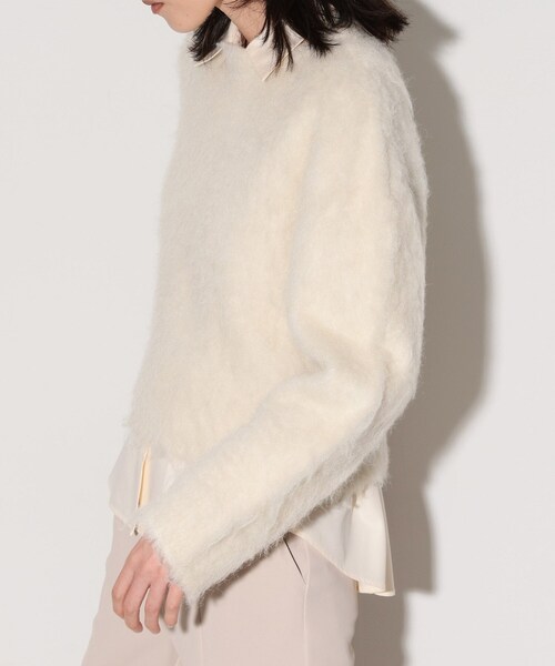 GALLEST（ギャレスト）の「◆ウェーブシャギーニット（ニット/セーター・レディース・ブルーグリーン/チャコールグレー/オフホワイト/イエロー系その他・38）」の13枚目の写真