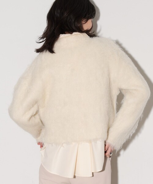 GALLEST（ギャレスト）の「◆ウェーブシャギーニット（ニット/セーター・レディース・ブルーグリーン/チャコールグレー/オフホワイト/イエロー系その他・38）」の17枚目の写真