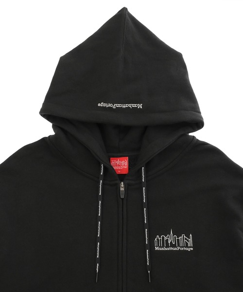 Manhattan Portage(マンハッタンポーテージ)の「Sweat Parka(パーカー・メンズ・ヘザーグレー/ブラック・LARGE/MEDIUM/X-LARGE/SMALL)」の3枚目の写真