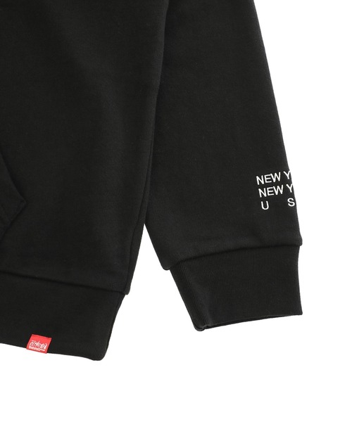 Manhattan Portage(マンハッタンポーテージ)の「Sweat Parka(パーカー・メンズ・ヘザーグレー/ブラック・LARGE/MEDIUM/X-LARGE/SMALL)」の4枚目の写真