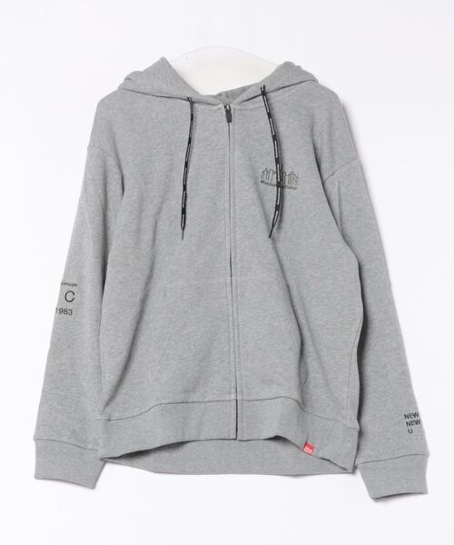 Manhattan Portage(マンハッタンポーテージ)の「Sweat Parka(パーカー・メンズ・ヘザーグレー/ブラック・LARGE/MEDIUM/X-LARGE/SMALL)」の11枚目の写真