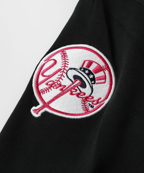 MSG(エムエスジー)の「NEWERA 【日本未発売・WEB限定】 MLBニューヨークヤンキース スリーブパッチプルパーカー(パーカー・メンズ・ブラック・L/M/XL/S)」の19枚目の写真