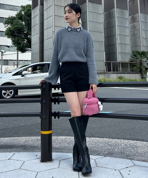 Narcissus(ナルシス)の「【Narcissus】ニットフリルショートパンツ(その他パンツ・レディース・ブラック・FREE)」の14枚目の写真