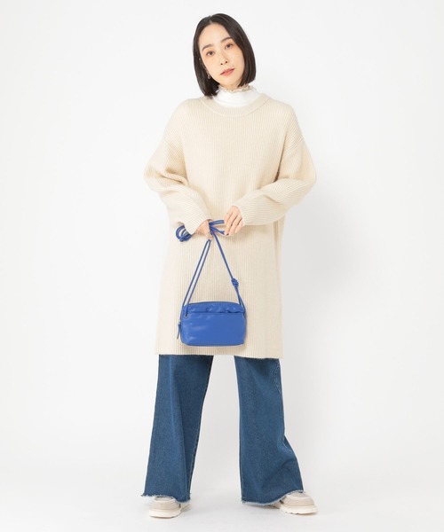 studio CLIP（スタディオクリップ）の「【3シーズンシリーズ】アソートレイヤードネックプルオーバー（Tシャツ/カットソー・レディース・ライトベージュ/オフホワイト/ブラック/ライトブルー/ベージュ/ライトグレー/ホワイト/スモーク・MEDIUM/XXX-LARGE/X-LARGE/LARGE/XX-LARGE）」の13枚目の写真