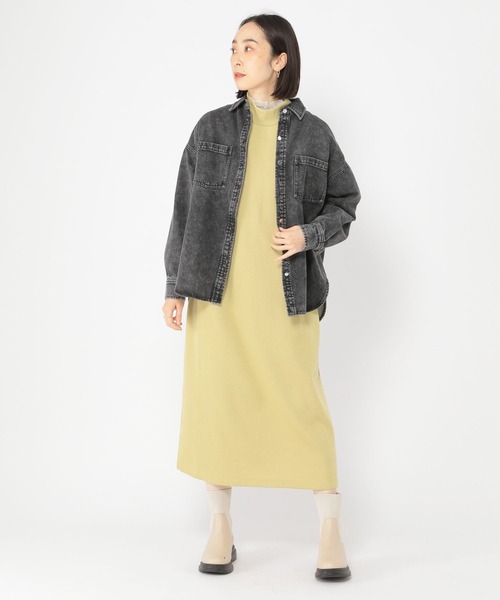 studio CLIP（スタディオクリップ）の「【3シーズンシリーズ】アソートレイヤードネックプルオーバー（Tシャツ/カットソー・レディース・ライトベージュ/オフホワイト/ブラック/ライトブルー/ベージュ/ライトグレー/ホワイト/スモーク・MEDIUM/XXX-LARGE/X-LARGE/LARGE/XX-LARGE）」の17枚目の写真