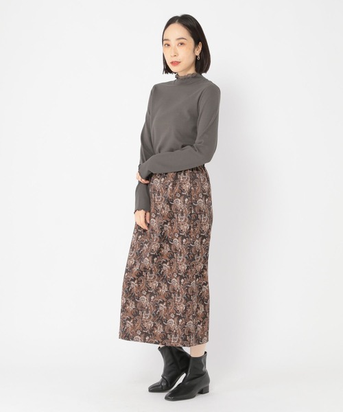 studio CLIP（スタディオクリップ）の「【3シーズンシリーズ】アソートレイヤードネックプルオーバー（Tシャツ/カットソー・レディース・ライトベージュ/オフホワイト/ブラック/ライトブルー/ベージュ/ライトグレー/ホワイト/スモーク・MEDIUM/XXX-LARGE/X-LARGE/LARGE/XX-LARGE）」の20枚目の写真