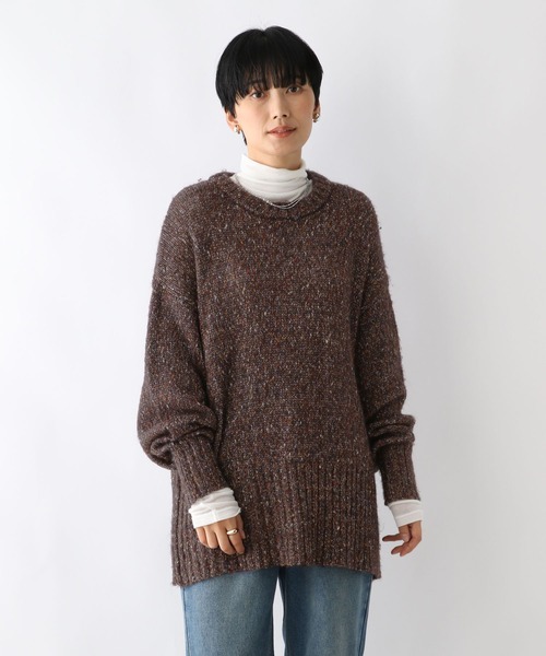 LEPSIM（レプシィム）の「3ゲージラメMIXプルオーバー　137540（ニット/セーター・レディース・ブラック/ブルー・FREE）」の18枚目の写真