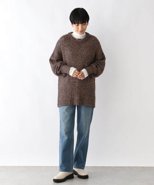 LEPSIM（レプシィム）の「3ゲージラメMIXプルオーバー　137540（ニット/セーター・レディース・ブラック/ブルー・FREE）」の20枚目の写真