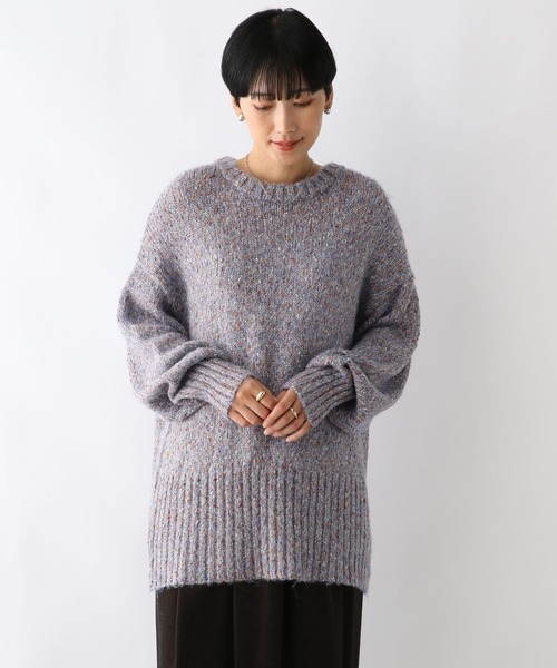 LEPSIM（レプシィム）の「3ゲージラメMIXプルオーバー　137540（ニット/セーター・レディース・ブラック/ブルー・FREE）」の21枚目の写真