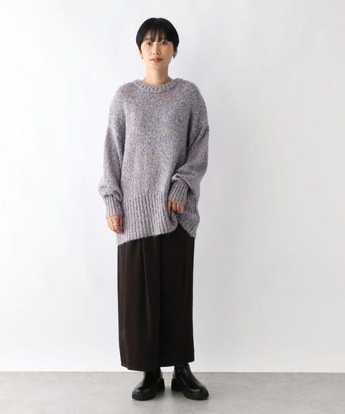 LEPSIM（レプシィム）の「3ゲージラメMIXプルオーバー　137540（ニット/セーター・レディース・ブラック/ブルー・FREE）」の5枚目の写真