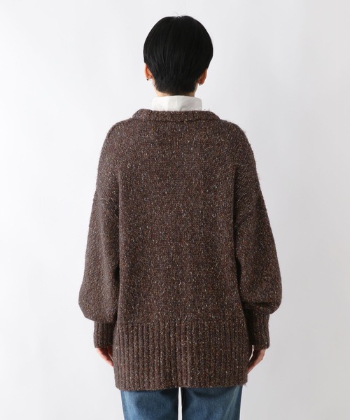 LEPSIM（レプシィム）の「3ゲージラメMIXプルオーバー　137540（ニット/セーター・レディース・ブラック/ブルー・FREE）」の8枚目の写真