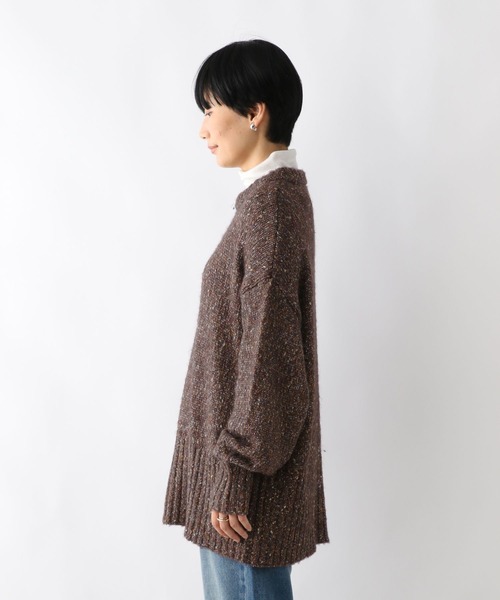 LEPSIM（レプシィム）の「3ゲージラメMIXプルオーバー　137540（ニット/セーター・レディース・ブラック/ブルー・FREE）」の9枚目の写真