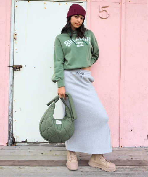 BILLABONG(ビラボン)の「BILLABONG レディース ARCH LOGO SWEAT PARK パーカー/ビラボンショート丈プルオーバーパーカー・フーディー(パーカー・レディース・アイボリー/オフホワイト/パープル系その他/グリーン系その他・LARGE/MEDIUM)」の11枚目の写真