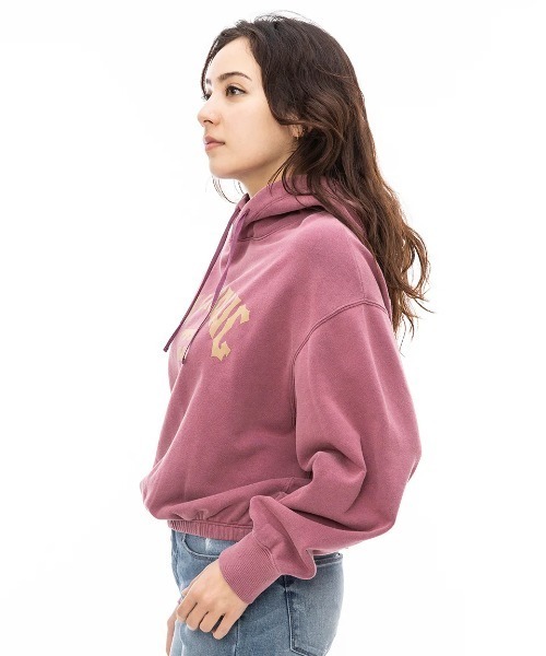 BILLABONG(ビラボン)の「BILLABONG レディース ARCH LOGO SWEAT PARK パーカー/ビラボンショート丈プルオーバーパーカー・フーディー(パーカー・レディース・アイボリー/オフホワイト/パープル系その他/グリーン系その他・LARGE/MEDIUM)」の18枚目の写真