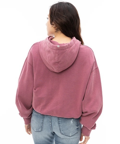 BILLABONG(ビラボン)の「BILLABONG レディース ARCH LOGO SWEAT PARK パーカー/ビラボンショート丈プルオーバーパーカー・フーディー(パーカー・レディース・アイボリー/オフホワイト/パープル系その他/グリーン系その他・LARGE/MEDIUM)」の19枚目の写真