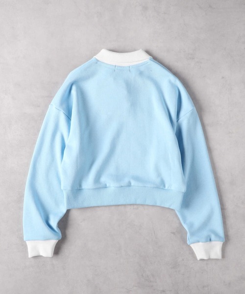 セール】【LOVE BOAT】衿付きクロップドスウェット（スウェット  