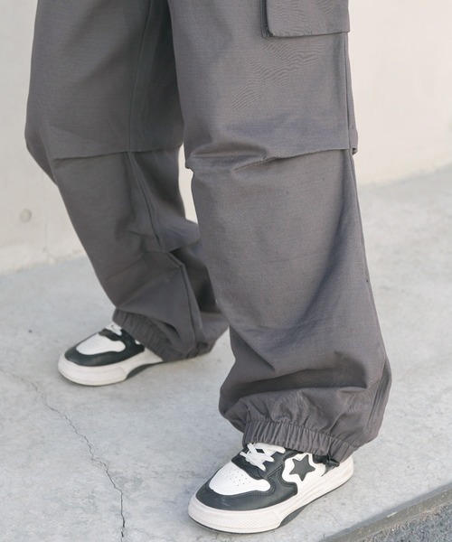 CLEA(クレア)の「ルーズカーゴパンツ(カーゴパンツ・レディース・カーキ/グレー・S/M/L)」の22枚目の写真