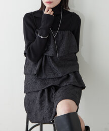 mystic | ティアードミニワンピース(ワンピース)