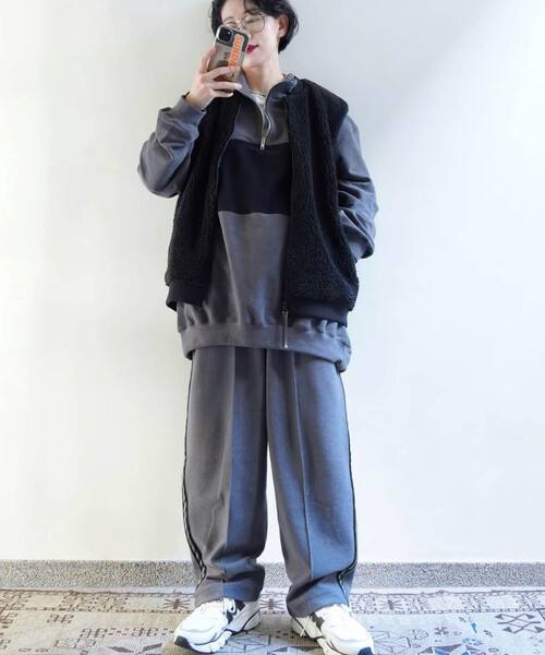 journal standard luxe パイル ハーフZipプルオーバー セール】パイル ハーフZipプルオーバー（その他トップス