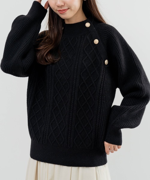 ANNA LUNA】 デイリーに使いやすい、大人フェミニンニット（ニット  