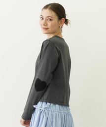 MILKFED. | HEART ELBOW CARDIGAN(ã«ãŒãã£ã¬ã³/ãã¬ã)