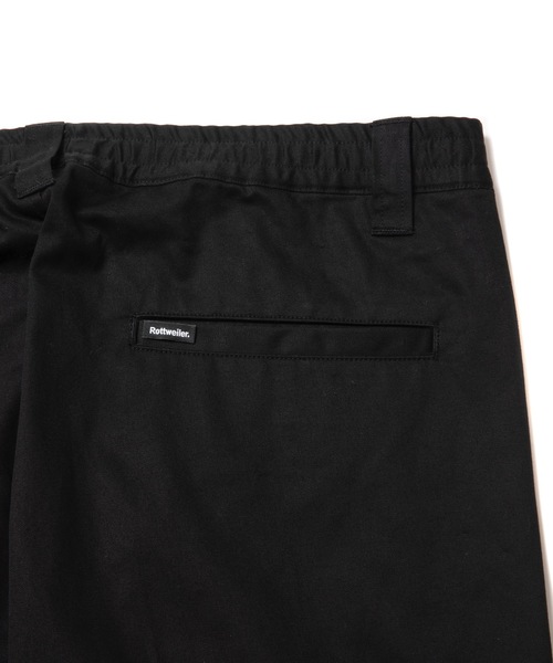新品 ROTTWEILER R9 B.D CHINO PANT　黒　XL ROTTWEILER - R9 PARACHUTE PANTS (BLACK) / パラシュート