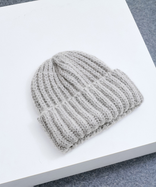 FRATELLI TALLI（フラテリタリ）の「【FRATELLI TALLI/フラテリータリー】モヘヤニットキャップ（ニットキャップ/ビーニー・レディース・ライトグレー/ブラック/ブルー系その他・FREE）」の11枚目の写真