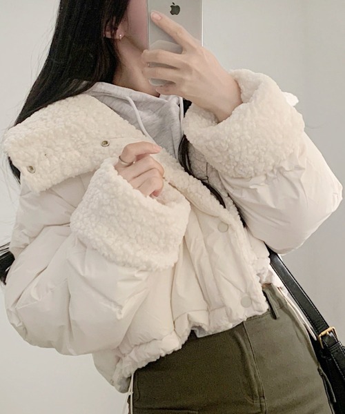 sono　ウーパリィティアードブルゾン　ホワイト sono ウーパリィティアードブルゾン ホワイト Sono（ソーノ）の