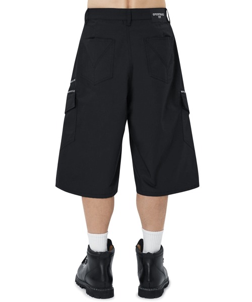 ★OY★MULTI ZIP CARGO SHORTS - BLACK★正規品/韓国直送料込 OY/オーワイ』 MULTI ZIP CARGO SHORTS/マルチジップカーゴ