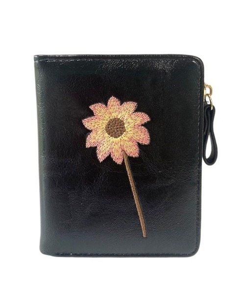 FILER 花柄刺繍 二つ折り財布 FILER 花柄刺繍 二つ折り財布 小物