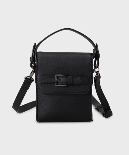 THE SHOP TK (ザ ショップ ティーケー )の「◆ショルダーベルト付きミニハンドルバッグ 2WAY/ユニセックス(ショルダーバッグ・メンズ・ブラック/ブラック系5・00)」の3枚目の写真