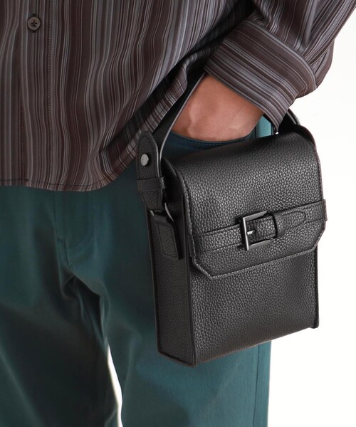 THE SHOP TK (ザ ショップ ティーケー )の「◆ショルダーベルト付きミニハンドルバッグ 2WAY/ユニセックス(ショルダーバッグ・メンズ・ブラック/ブラック系5・00)」の11枚目の写真
