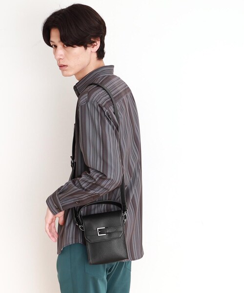 THE SHOP TK (ザ ショップ ティーケー )の「◆ショルダーベルト付きミニハンドルバッグ 2WAY/ユニセックス(ショルダーバッグ・メンズ・ブラック/ブラック系5・00)」の12枚目の写真