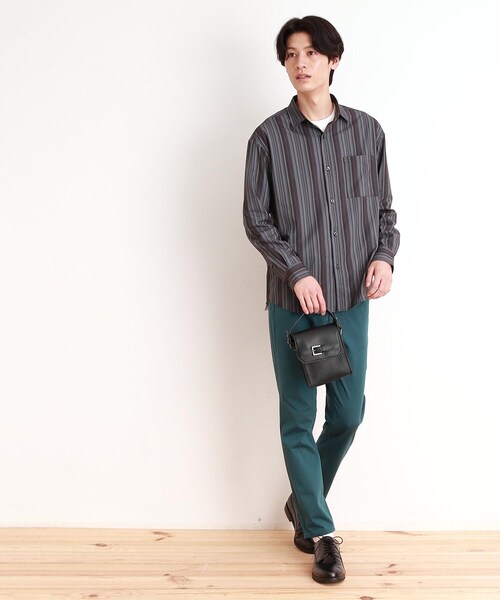 THE SHOP TK (ザ ショップ ティーケー )の「◆ショルダーベルト付きミニハンドルバッグ 2WAY/ユニセックス(ショルダーバッグ・メンズ・ブラック/ブラック系5・00)」の13枚目の写真