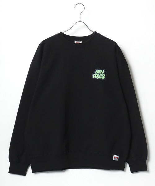 2025SS BEN DAVIS/ベンデイビス オーバーサイズ ワンポイントロゴ バックプリント スウェット レディース メンズ トレーナー（スウェット）｜BEN DAVIS（ベンデイビス）