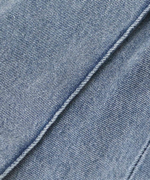 MAJESTIC LEGON（マジェスティックレゴン）の「ベルト付きデニムミニワンピース（ワンピース・レディース・ブルー/サックスブルー・MEDIUM）」の11枚目の写真