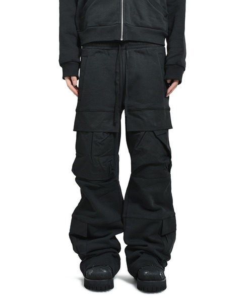 entire studios(エンタイアスタジオ)の「UTILITY SWEATS(スウェットパンツ・メンズ・ブラック系その他/ブラック系その他2・L/M/XS/S)」の3枚目の写真
