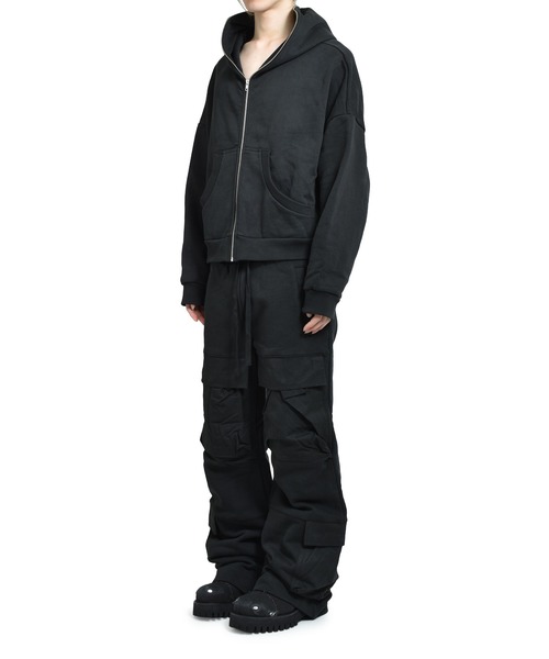 entire studios(エンタイアスタジオ)の「UTILITY SWEATS(スウェットパンツ・メンズ・ブラック系その他/ブラック系その他2・L/M/XS/S)」の6枚目の写真