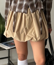 Good Riddance（グッドリダンス）の「【Good Riddance】ナイロンタッチ バルーン ミニスカート かぼちゃパンツ（スカート）」