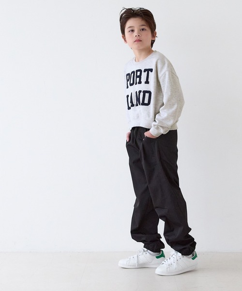 coca(coca)(コカ)の「キッズ 親子お揃いヘビーウェイト刺繍スウェットトップス(スウェット・キッズ・グレー/チャコール/ライトグレー/ホワイト・150/140/130/120)」の13枚目の写真
