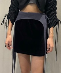 ベロアガータースカート