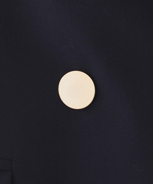 UNTITLED（アンタイトル）の「【通勤/春の軽羽織り】サマーウール調 ダブルブレストジャケット（テーラードジャケット・レディース・グレー/ネイビー・44/46/48/50/42/00/01/02/03/04）」の13枚目の写真