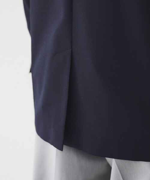 UNTITLED（アンタイトル）の「【通勤/春の軽羽織り】サマーウール調 ダブルブレストジャケット（テーラードジャケット・レディース・グレー/ネイビー・44/46/48/50/42/00/01/02/03/04）」の22枚目の写真