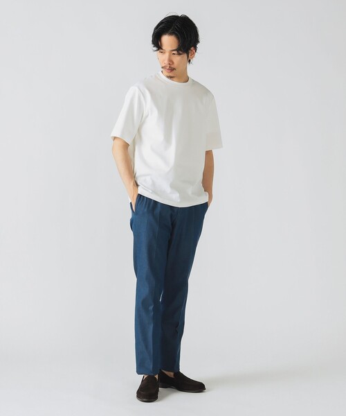 BEAMS HEART(ビームスハート)の「【速乾】ドレスポンチ クルーネック Tシャツ(Tシャツ/カットソー・メンズ・ベージュ/ネイビー/ホワイト/ブラック・MEDIUM/LARGE/X-LARGE/SMALL)」の5枚目の写真